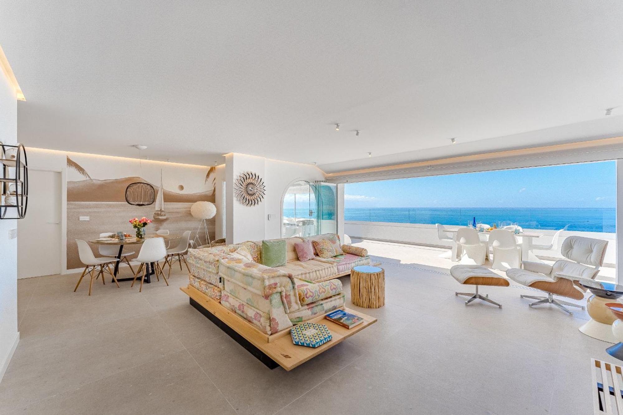 Blue Haven - Ocean View Penthouse With Jacuzzi And Pool Apartment Acantilado de los Gigantes Exterior photo